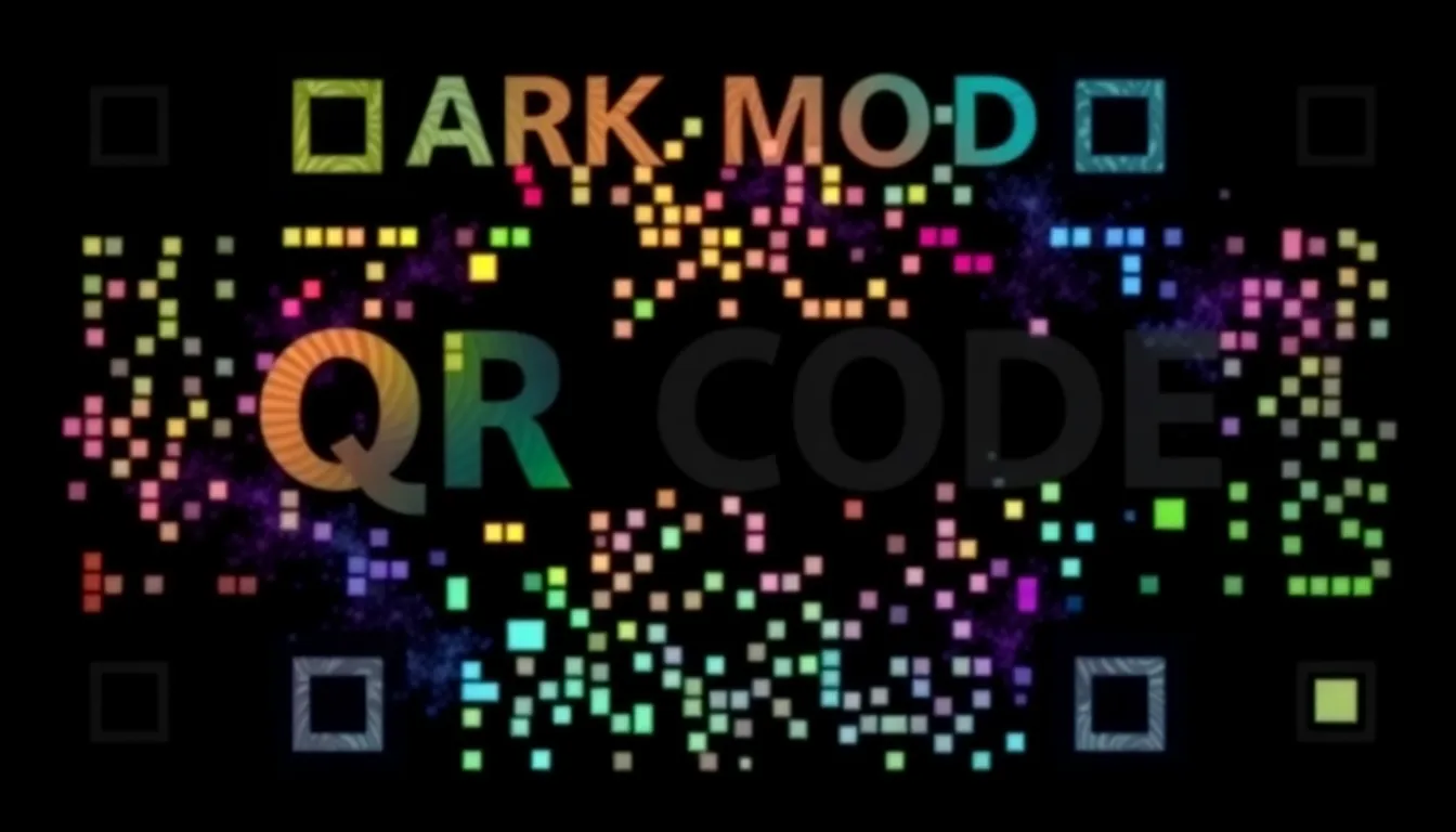 Dark Mode QR Codes: Design Tips for Dark Backgrounds