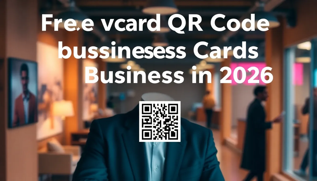 Free vCard QR Code for Business Cards in 2026: Small Business Guide