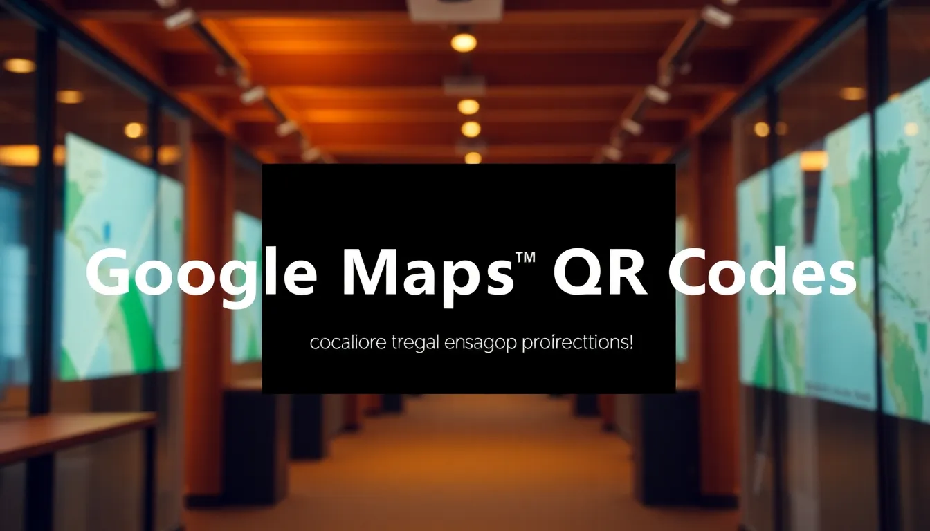Google Maps QR Codes: Share Locations and Directions Instantly