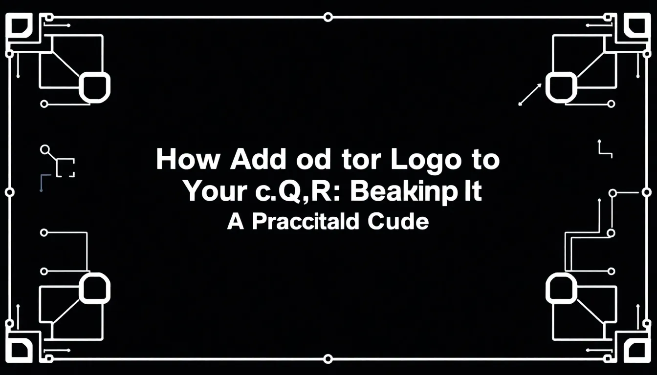 How to Add a Logo to Your QR Code Without Breaking It: A Practical Guide