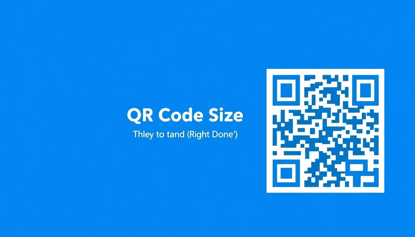 QR Code Size Guide: How to Choose Right Dimensions for Printing