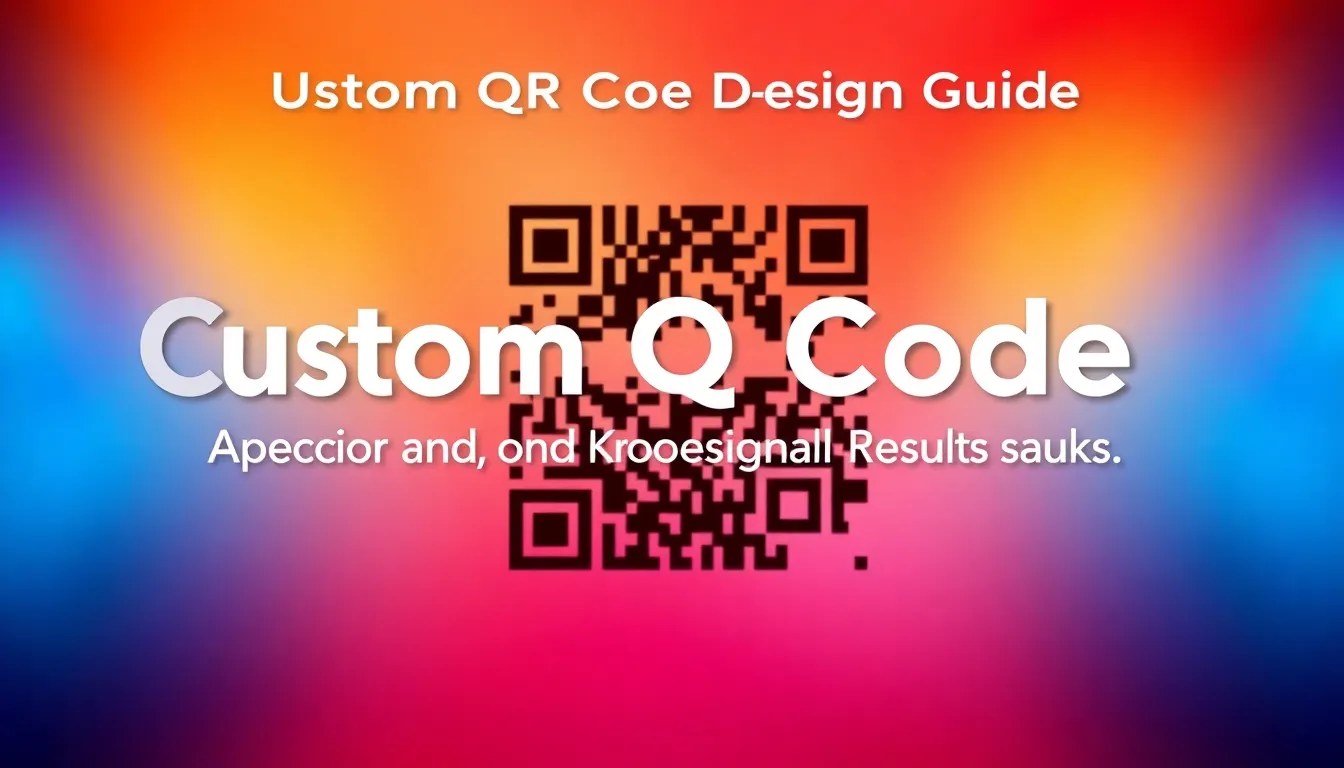 Custom QR Code Design Guide: Frames, Colors, and Professional Results
