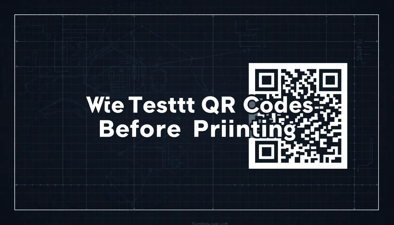 How to Test QR Codes Before Printing: A Pre-Print Checklist