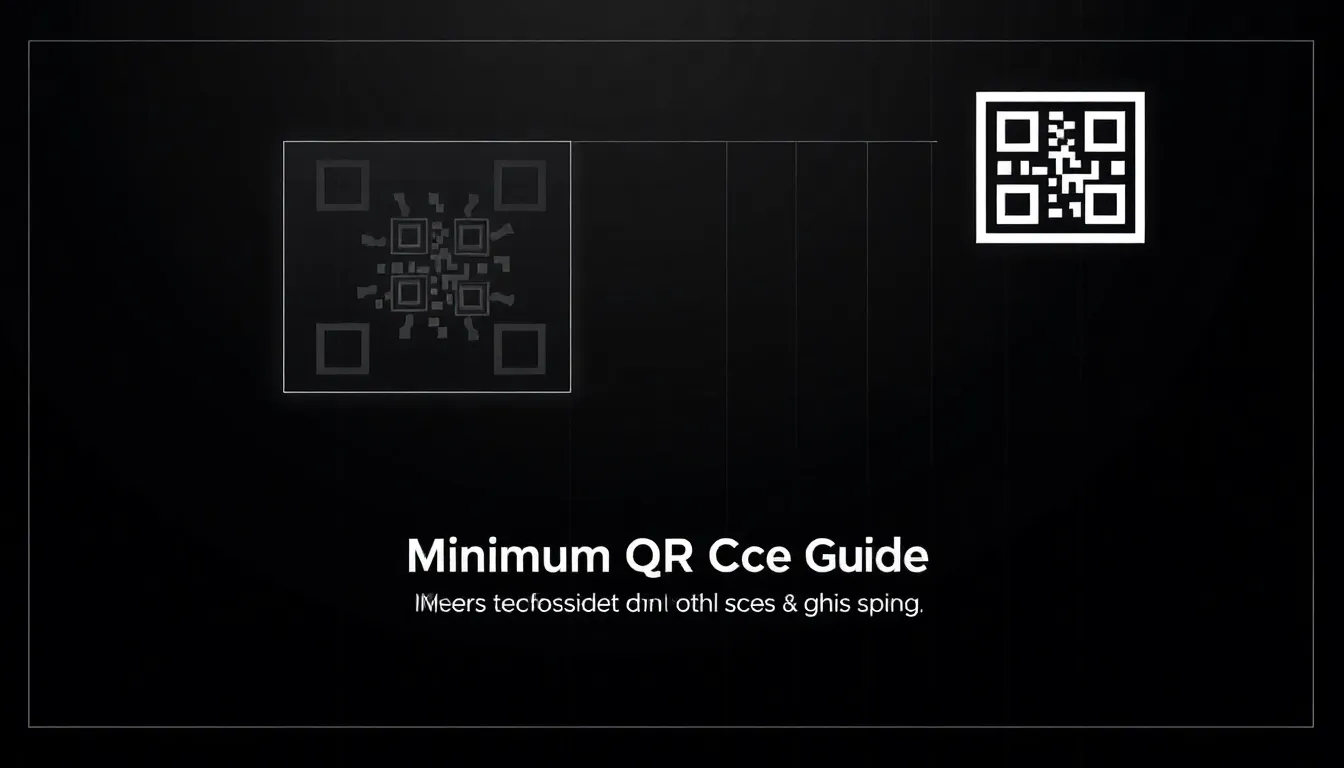 Minimum QR Code Size Guide: What Works for Print, Digital & Scanning