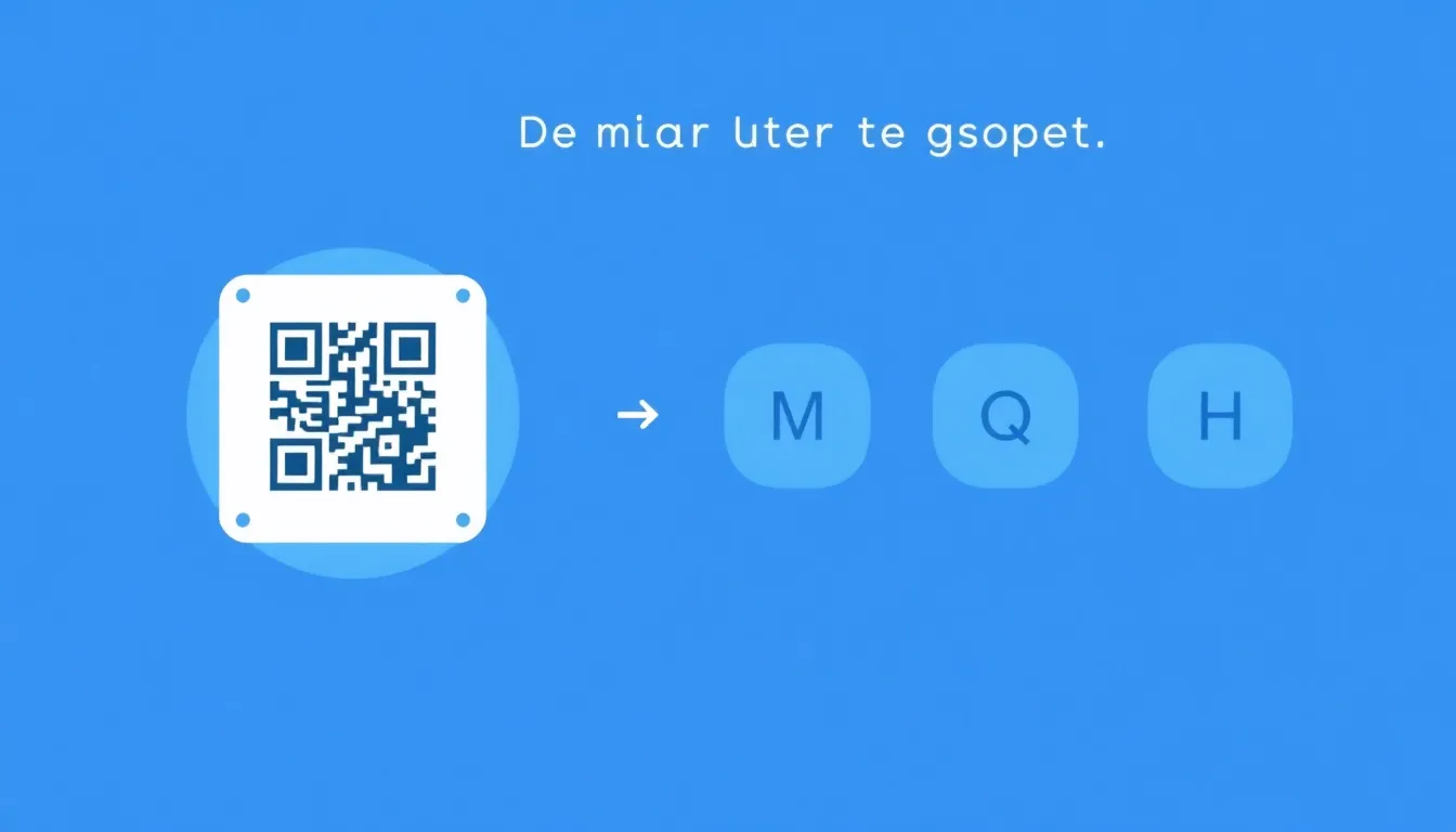 QR Code Error Correction Levels Explained: L, M, Q, H Guide