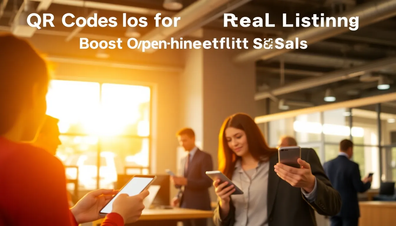 QR Codes for Real Estate Listings: Boost Open House Traffic and Sales